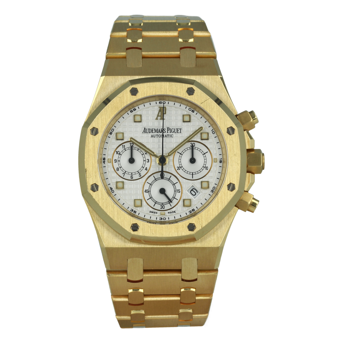 Audemars Piguet Royal Oak Chronograph 25960BA Yellow Gold *Full Set* | Buy pre-owned Audemars Piguet watches