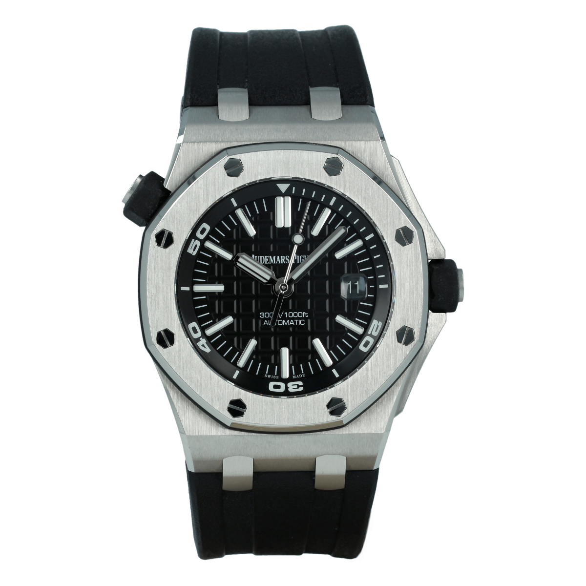 Audemars Piguet Royal Oak Offshore Diver 15710ST 42mm Black Dial *With Box* | Buy pre-owned Audemars Piguet watches