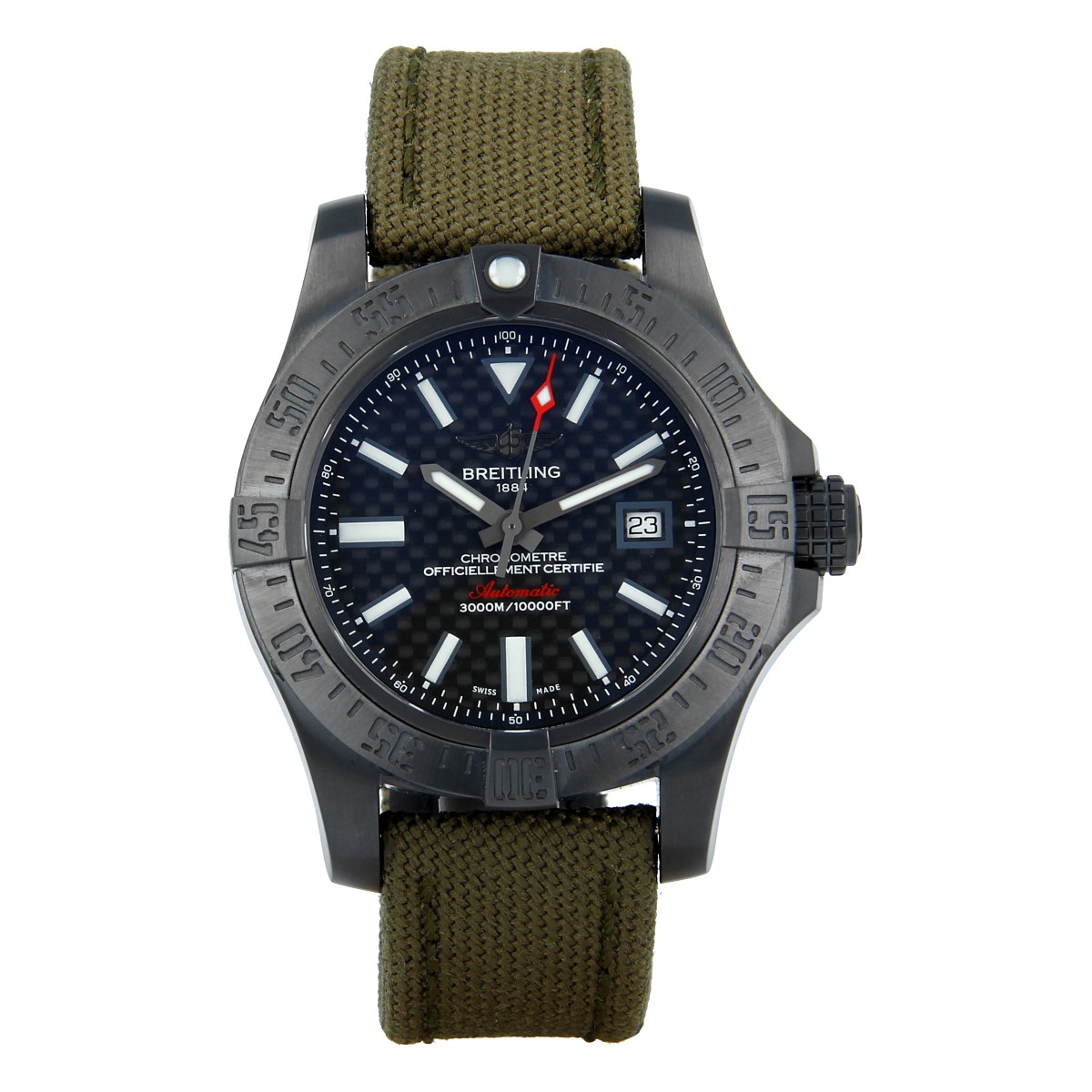 Breitling Avenger II Seawolf Blacksteel Ltd.Ed. 75 Anniversary Air Force - Jaune Cobra Dial | Buy pre-owned Breitling watches