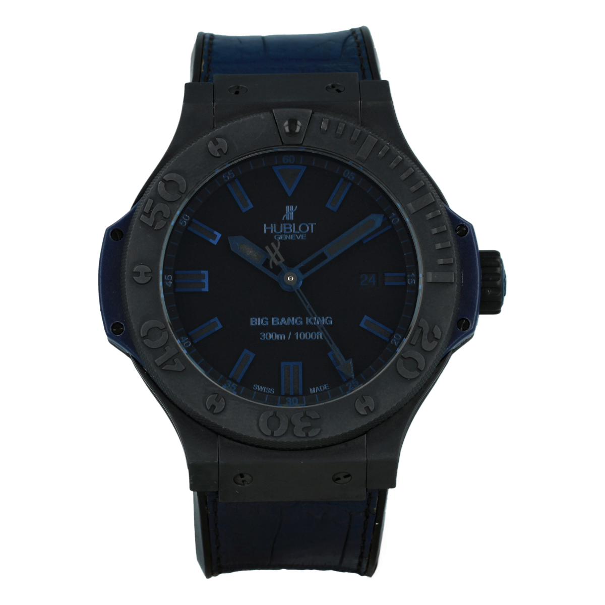 Hublot Big Bang King All Black Blue 48mm *Limited Edition* | Buy pre-owned Hublot watch