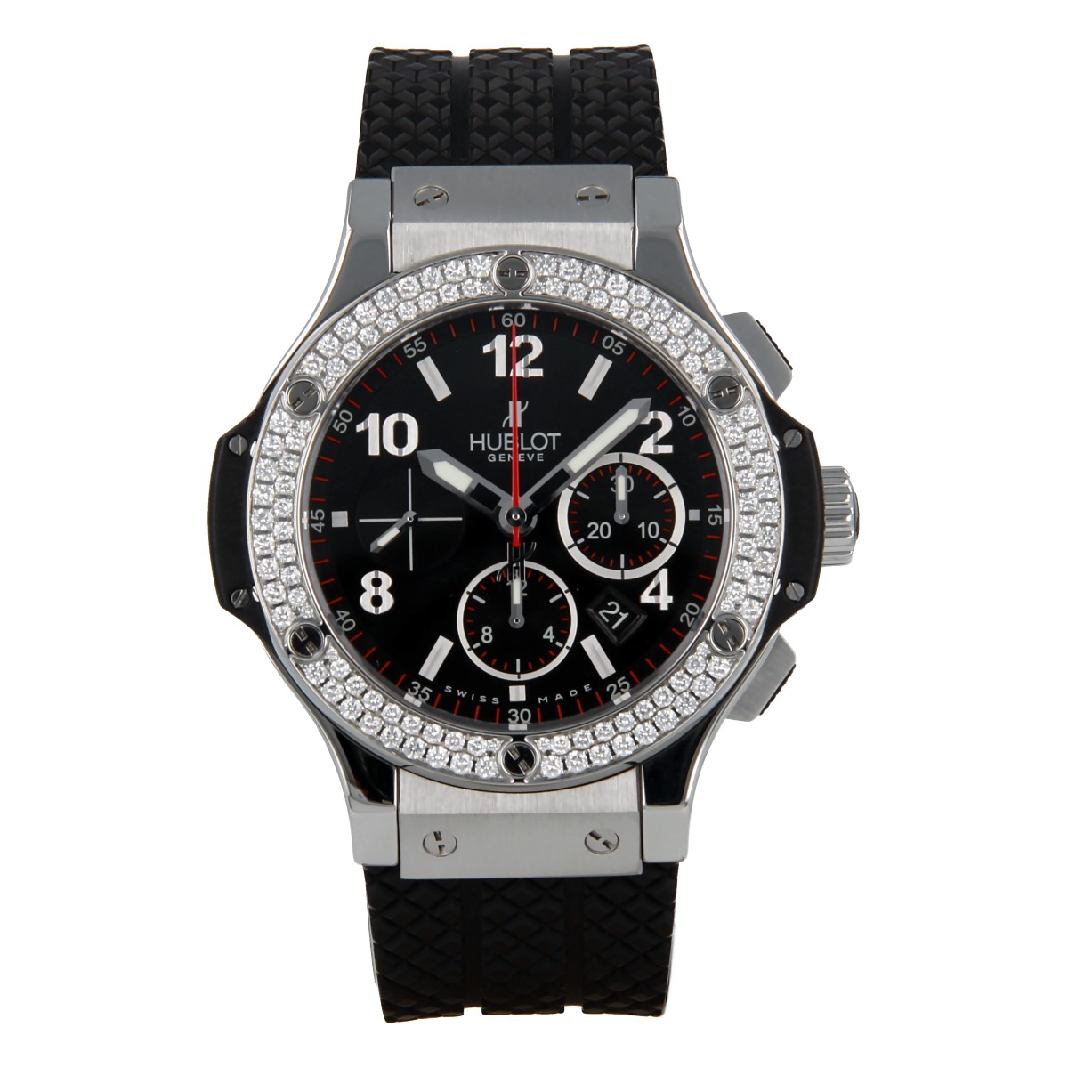 Hublot Big Bang Chronograph Diamond Bezel *Full Set* | Buy pre-owned Hublot watch