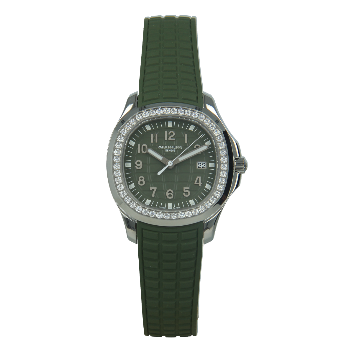 Patek Philippe Ladies' Aquanaut Luce 5267 Diamond-Set Bezel Steel *Brand-New* | Buy pre-owned Patek Philippe watch