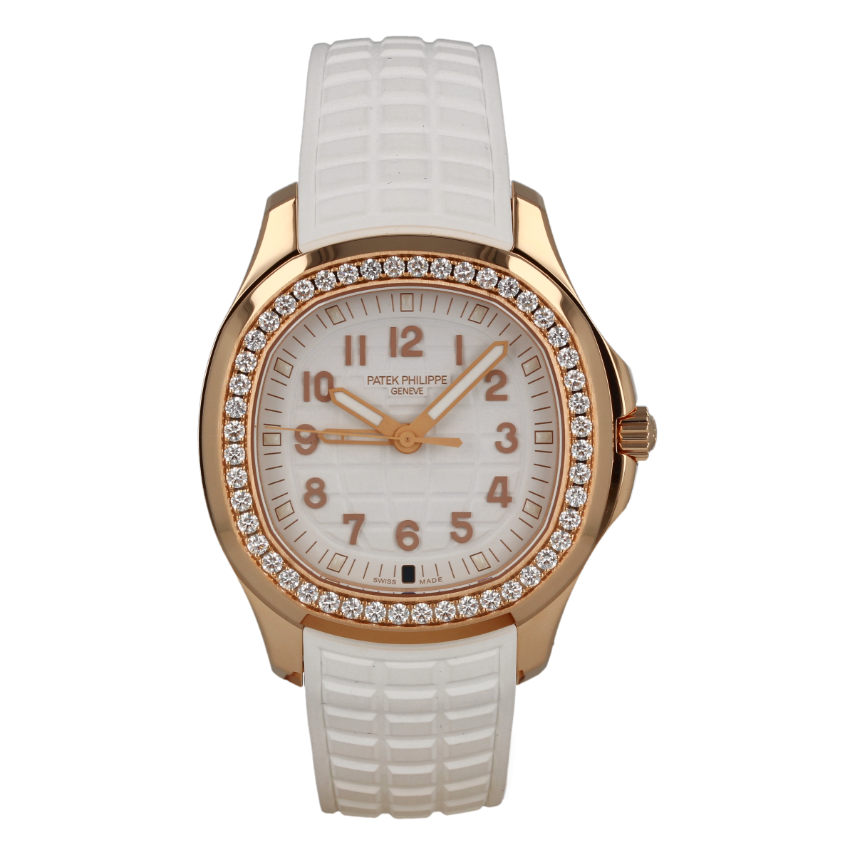 Patek Philippe Ladies' Aquanaut Luce 5269 Bisel de Diamantes Oro Rosa *Nuevo a Estrenar* | Comprar reloj Patek Philippe de segunda mano