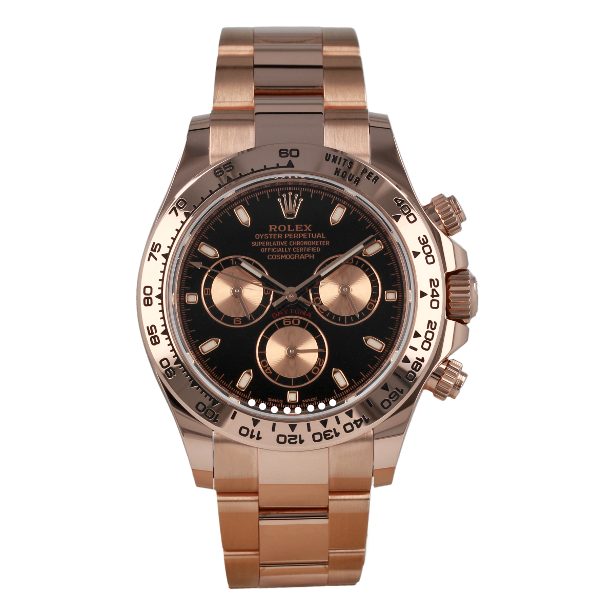Rolex Cosmograph Daytona 116505 Everose Gold Black Dial *Like New* | Buy pre-owned Rolex watch