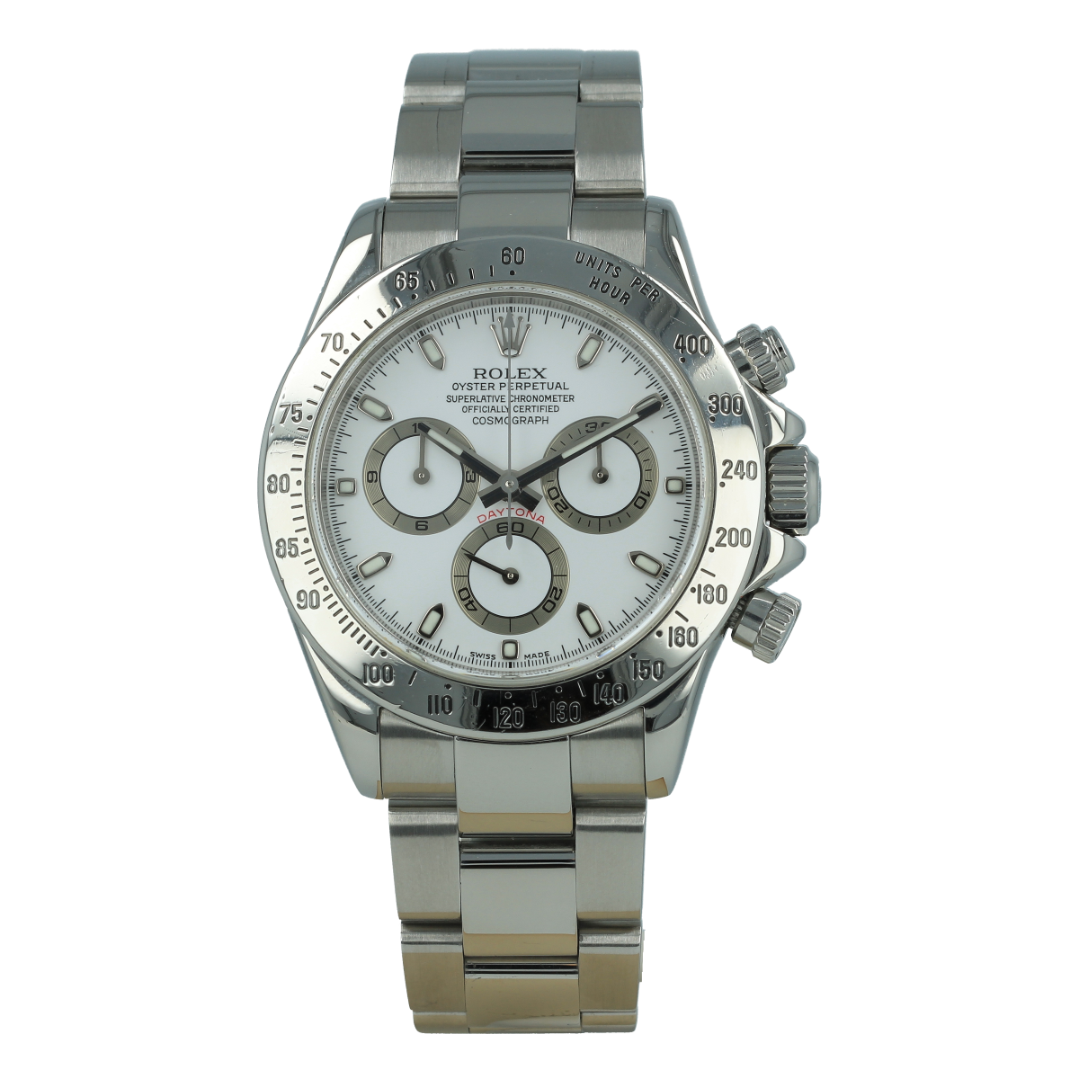 Rolex Daytona 116520 White Dial *Full Set* | Buy pre-owned Rolex watch