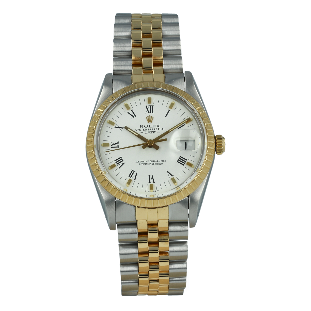 Rolex Date 15053 Steel and Yellow Gold *Watch Only* | Buy pre-owned Rolex watch