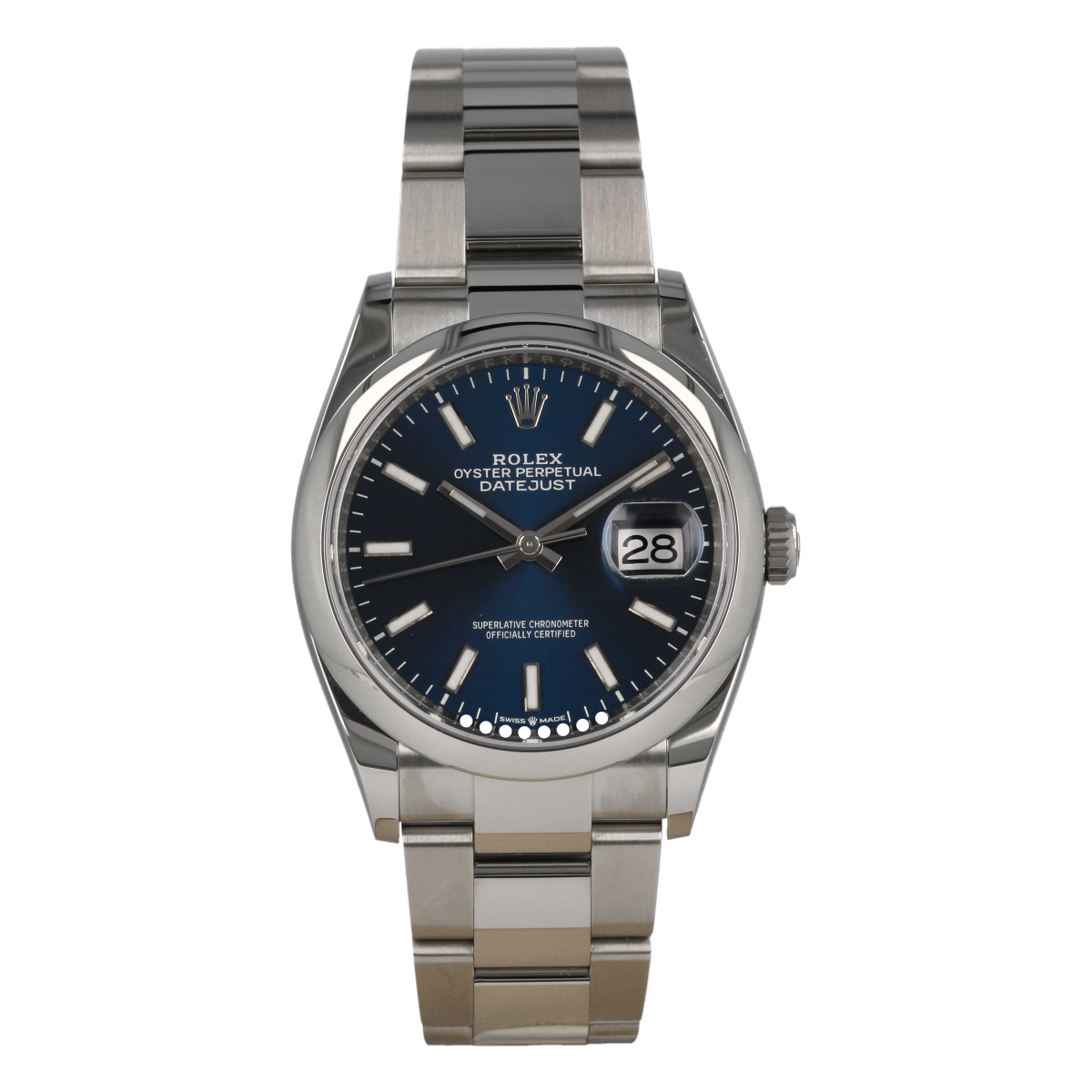 Rolex Datejust 126200 36mm Esfera Azul *Nuevo a Estrenar* | Comprar reloj Rolex de segunda mano