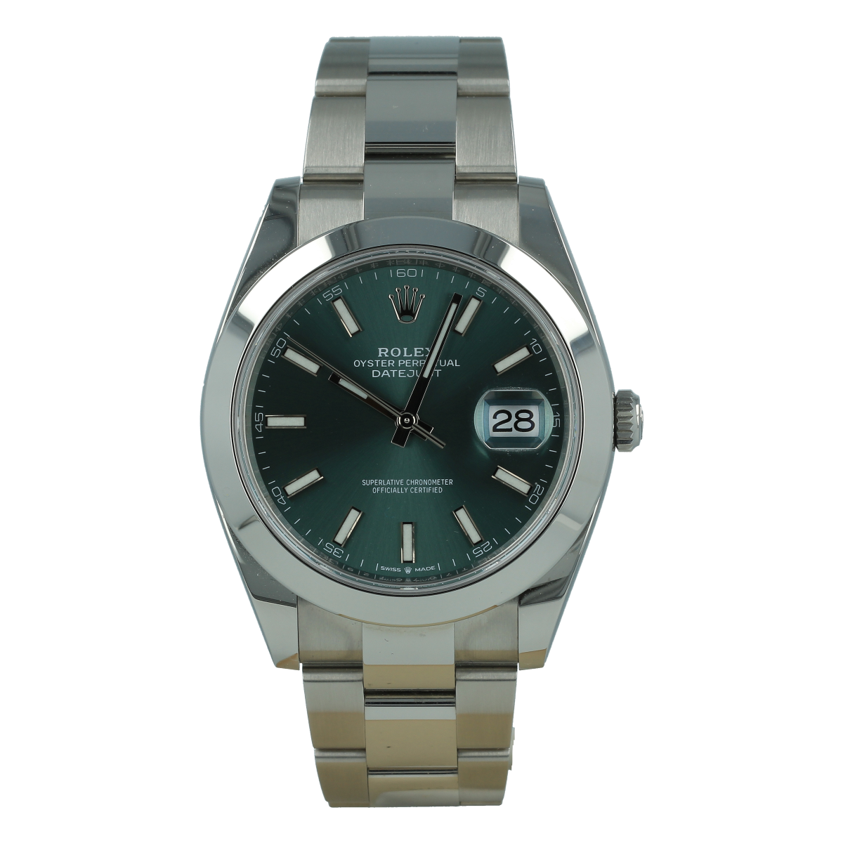 Rolex Datejust 126300 41mm Esfera Verde *Como Nuevo* | Comprar reloj Rolex de segunda mano
