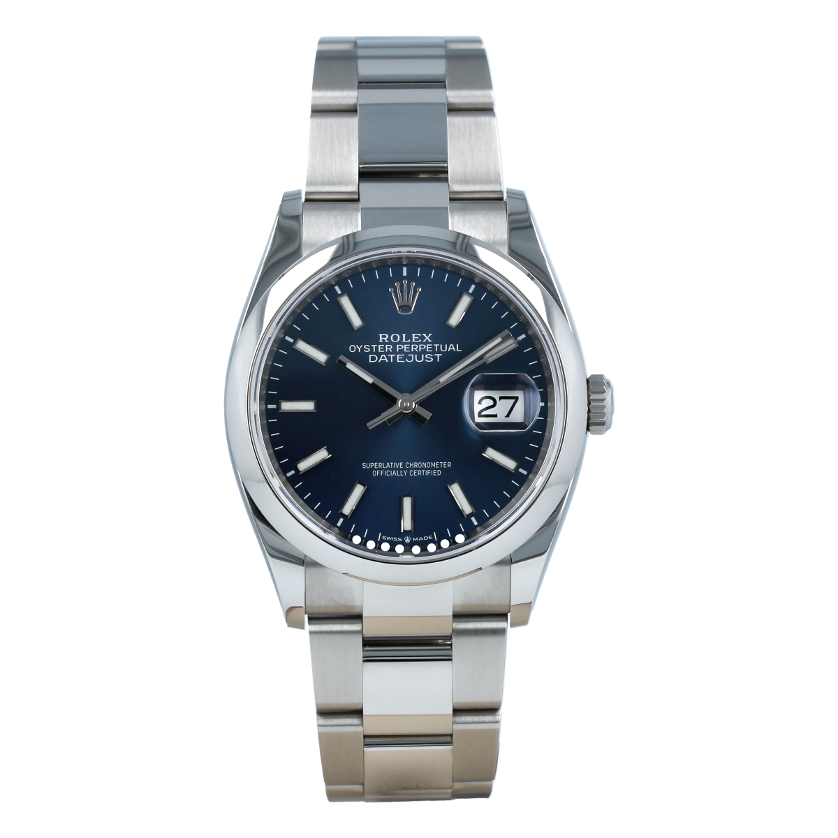 datejust 36 blue dial