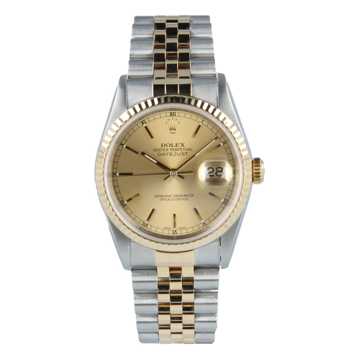 rolex datejust 36 pre owned