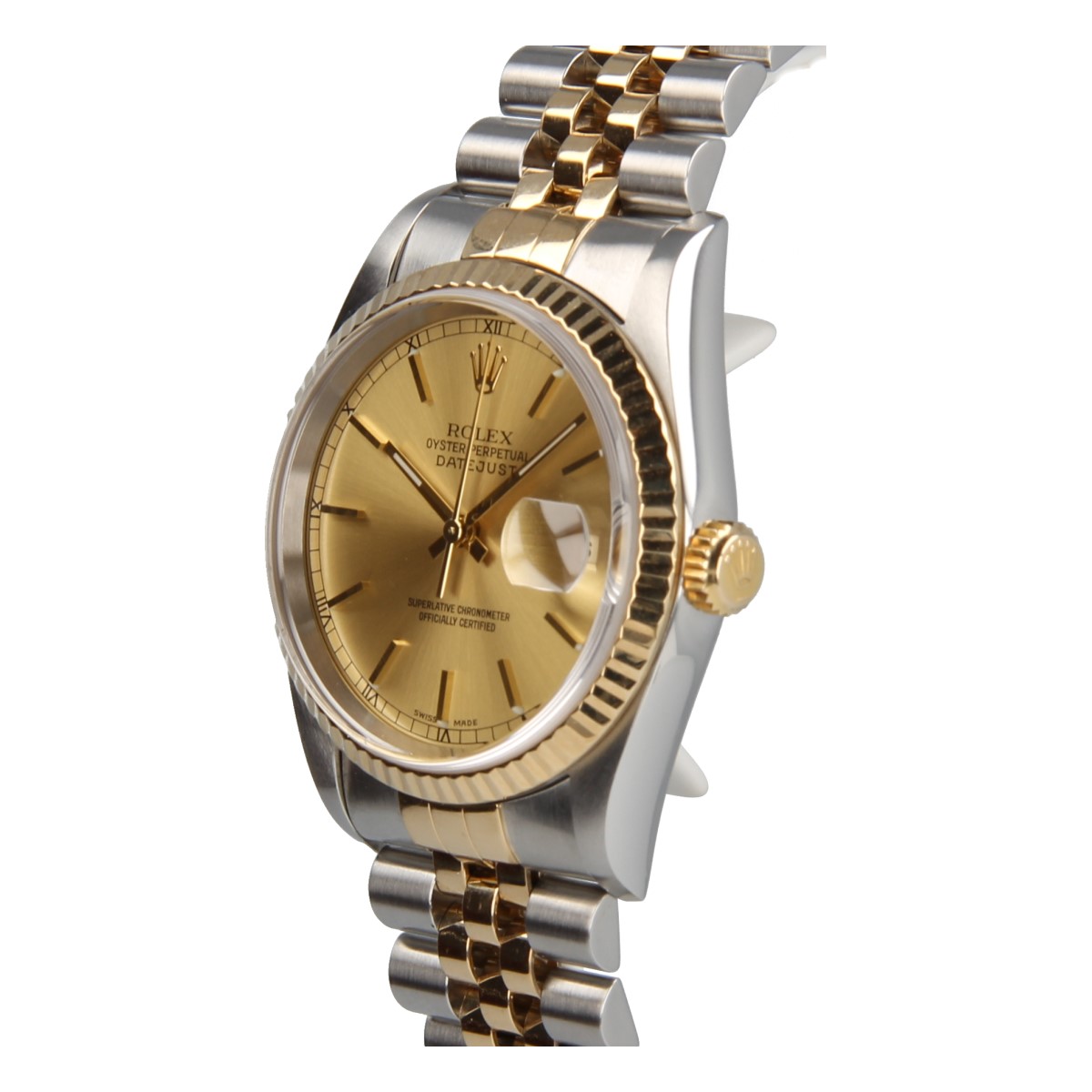 rolex datejust steel and gold