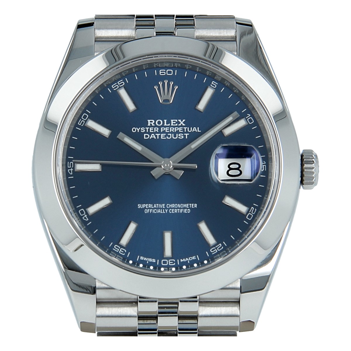 datejust 41mm blue dial