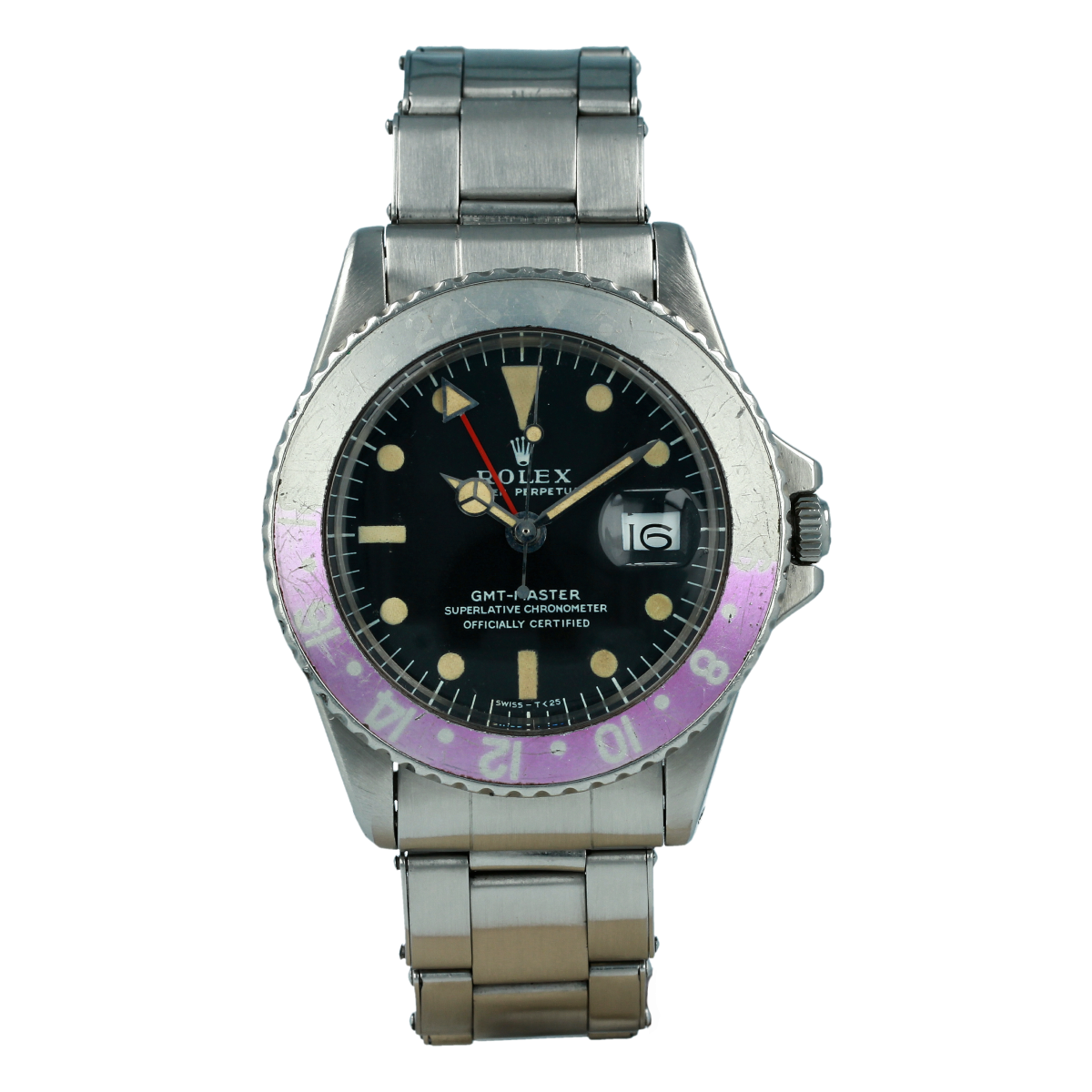 Rolex GMT-Master 1675 “Fuchsia Bezel (1967) | Buy pre-owned Rolex watch