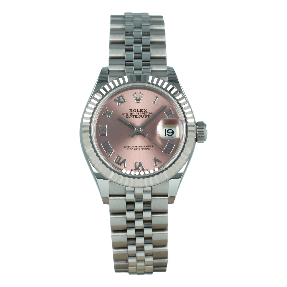 Rolex Lady-Datejust 279174 28mm Esfera Rosa *Como Nuevo* | Comprar reloj Rolex de segunda mano