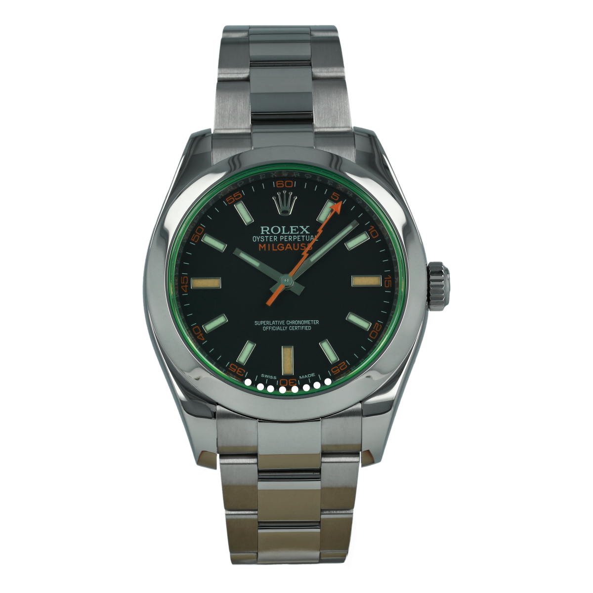 Rolex Milgauss 116400GV Black Dial *Full Set* | Buy pre-owned Rolex watch