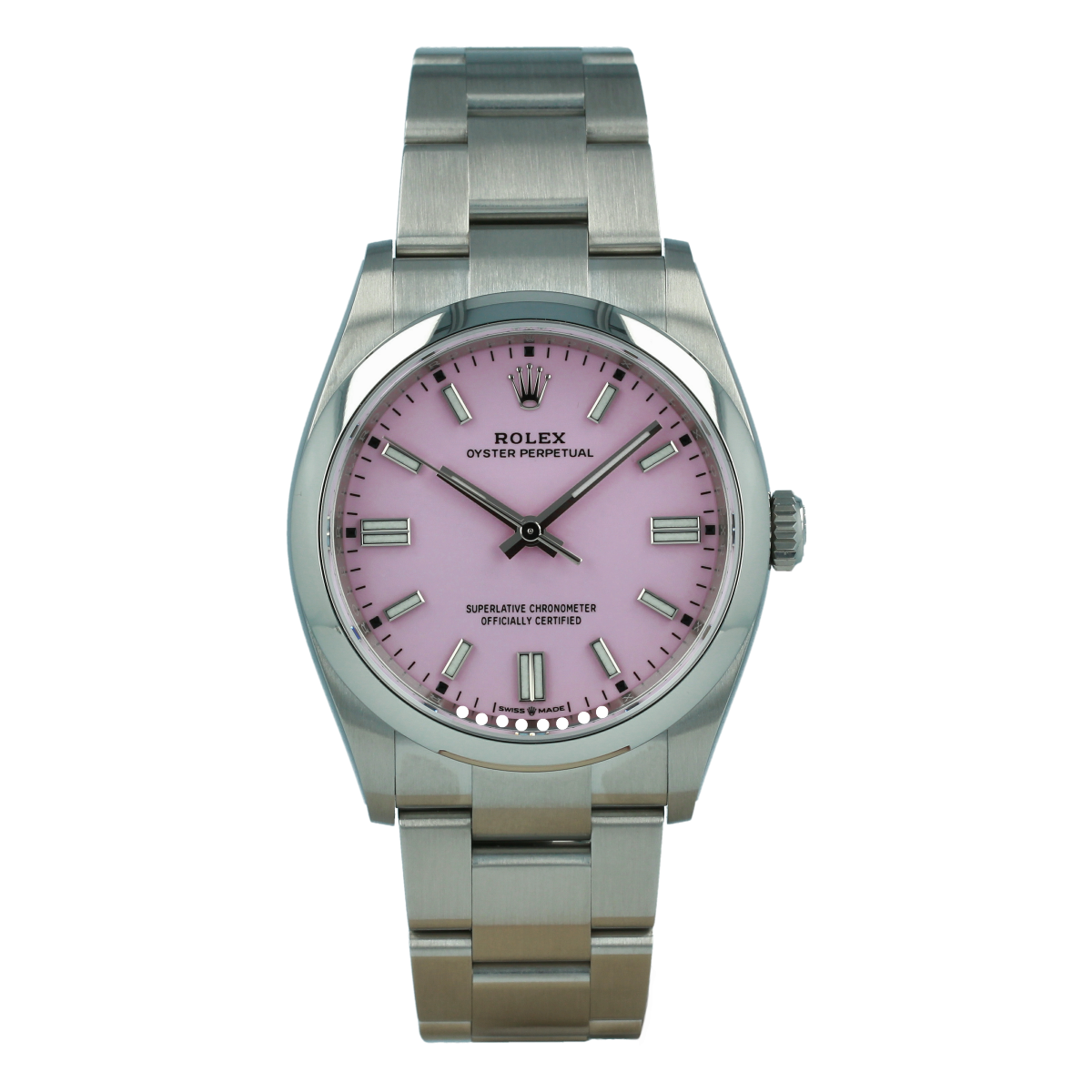 Rolex Oyster Perpetual 126000 36mm Candy Pink Dial *New Model* | Buy pre-owned Rolex watch