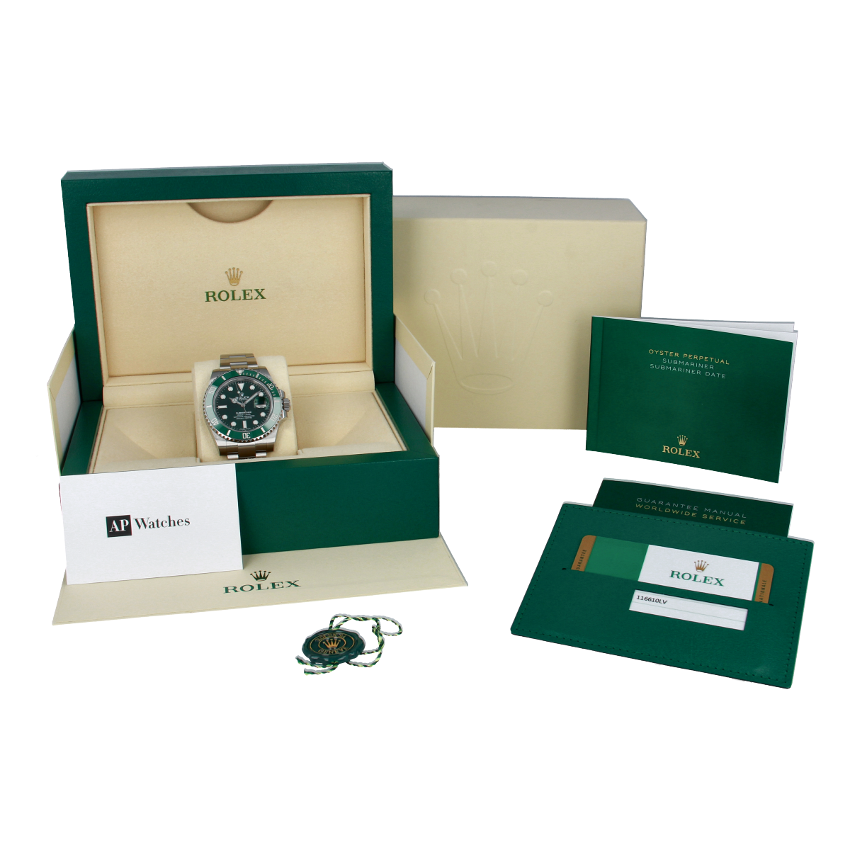 Rolex Submariner Date 'Hulk' - Boxed with Papers from December
