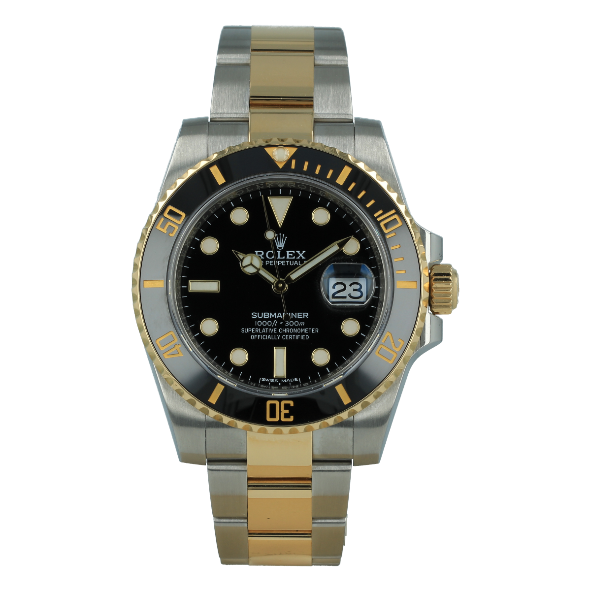 Rolex Submariner Mixto 116613LN Full Set | Buy pre-owned Rolex watch