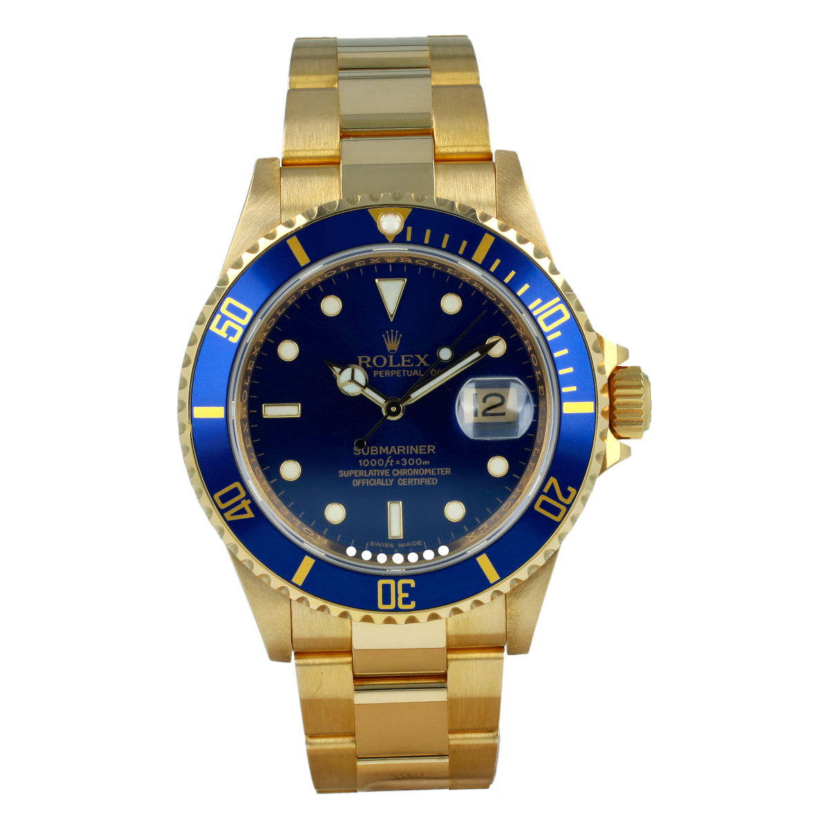 Rolex Submariner Date 16618LB *Completo* | Comprar reloj Rolex de segunda mano
