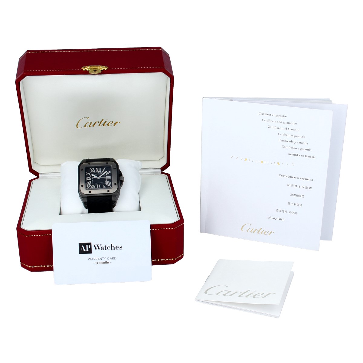 cartier santos 100 watch box