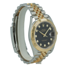 Rolex Datejust 126333 41mm Black diamond Dial Steel and Yellow Gold [ID15417]