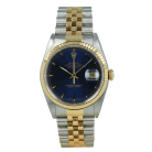 Rolex Datejust 16233 36mm Blue Dial Steel and Yellow Gold [ID15405]