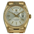 Rolex Day-Date 1803 36mm Yellow Gold Silvered Dial (1972) [ID15371]